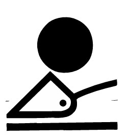 SWF 588131 SWF 588131 Inlegplaatje Schep horizontaal Grijs